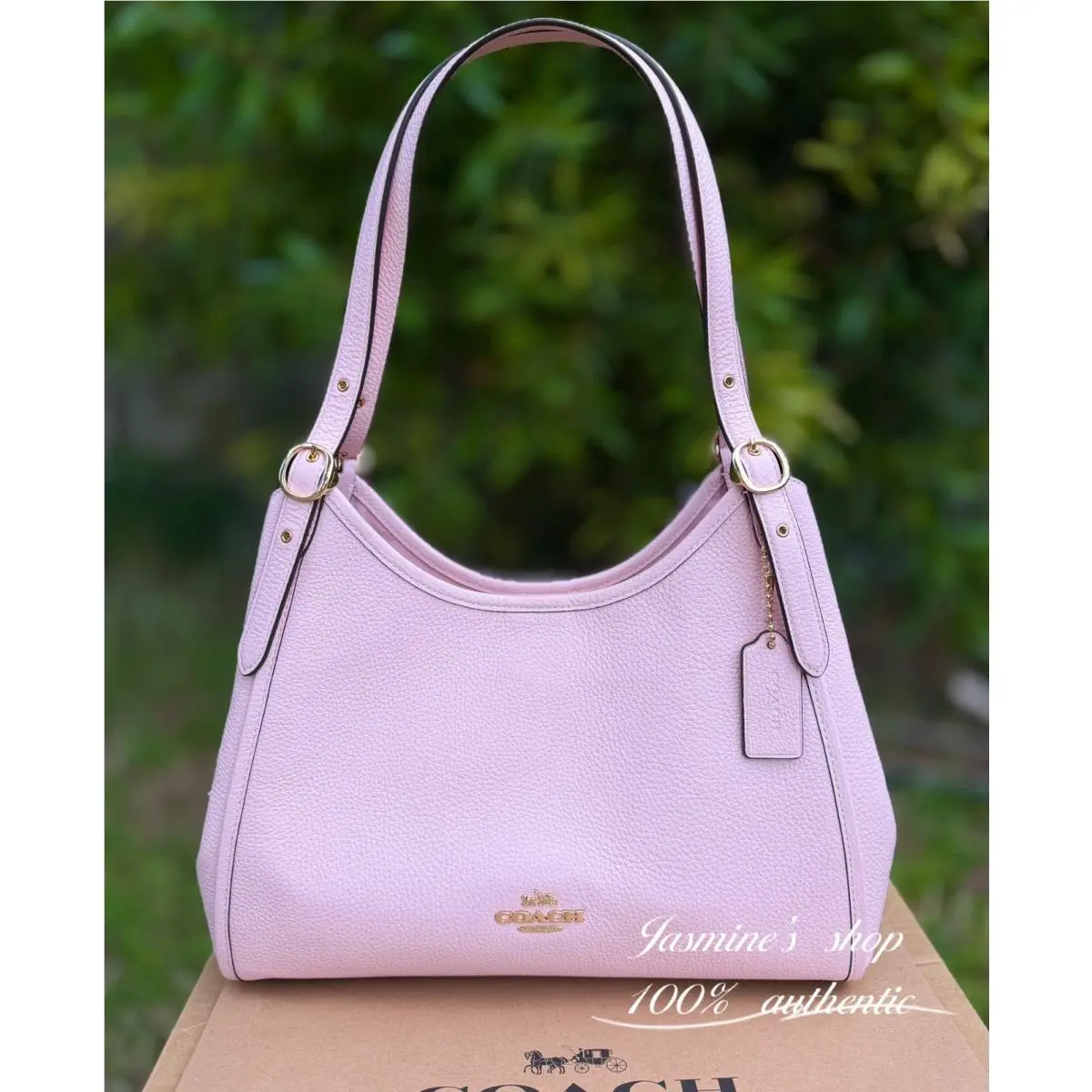 Erin Shoulder Bag In Pebble Leather CAQ86 CAQ86/soft pink by Coach
