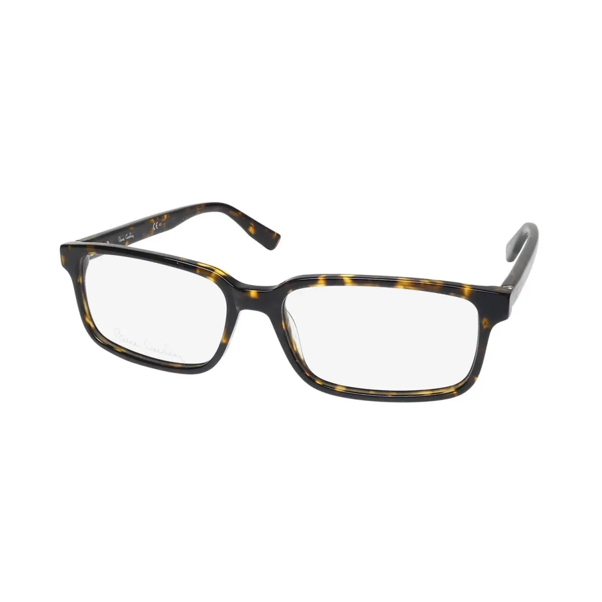 6162 Eyeglasses Plastic Rectangular 55-16-145 5MI Tortoise by Pierre Cardin