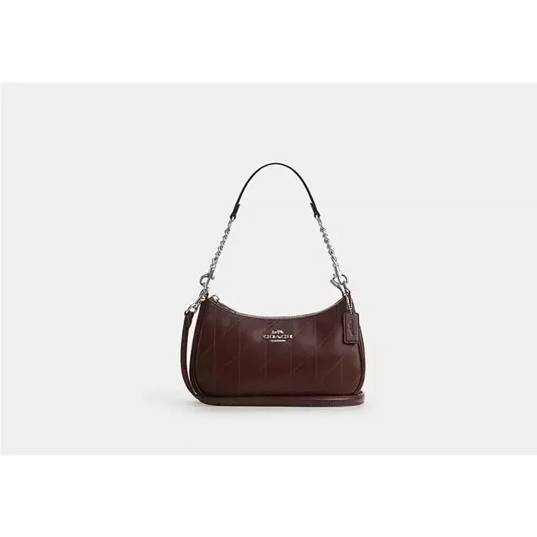 Teri Shoulder Bag CDP32 SILVER/MAPLE by Coach