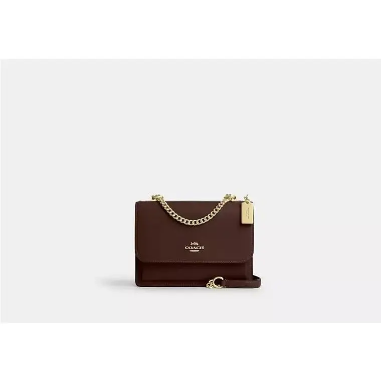 Klare Crossbody Chain Strap Bag CBI97 CAFL LEATHER/GOLD/MAPLE by Coach