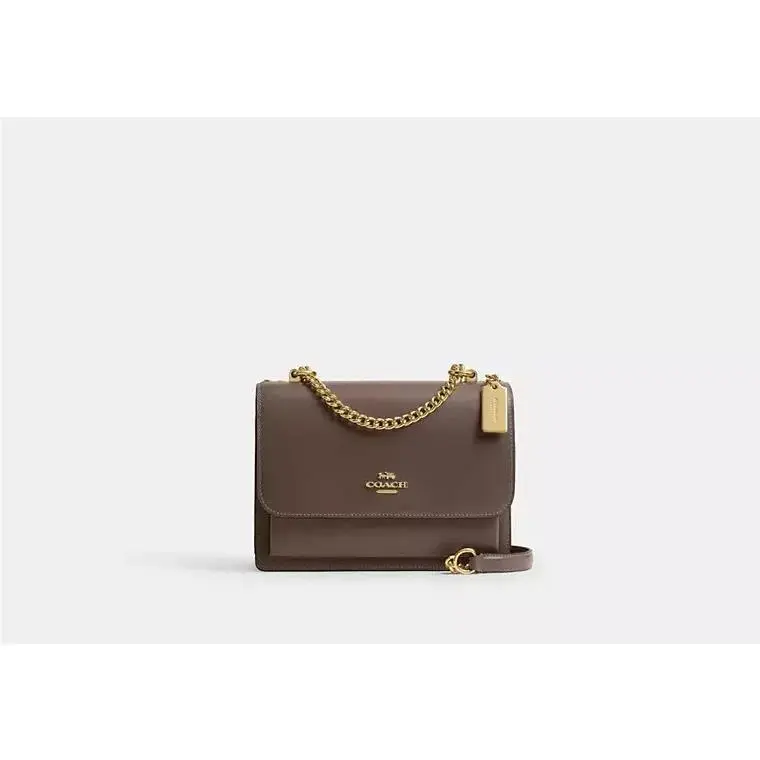 Klare Crossbody Chain Strap Bag CBI97 GOLD/DARK STONE by Coach