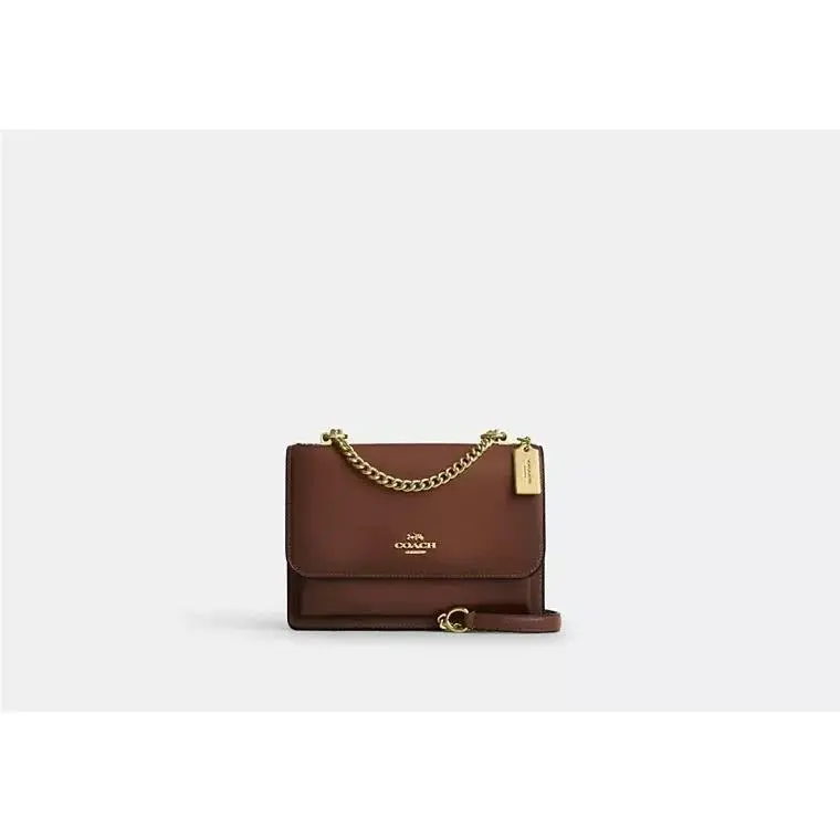 Klare Crossbody Chain Strap Bag CDY35 GOLD/REDWOOD by Coach