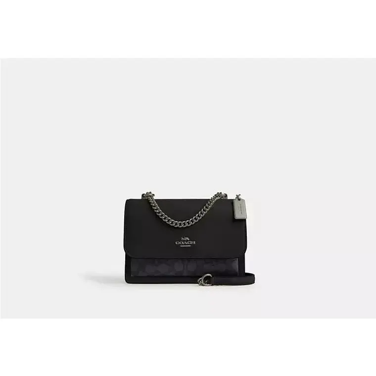 Klare Crossbody Chain Strap Bag CV978 GOLD/WALNUT/BLACK by Coach