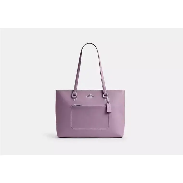 Station /gallery Tote Bag CCD71 SILVER/JASMINE by Coach