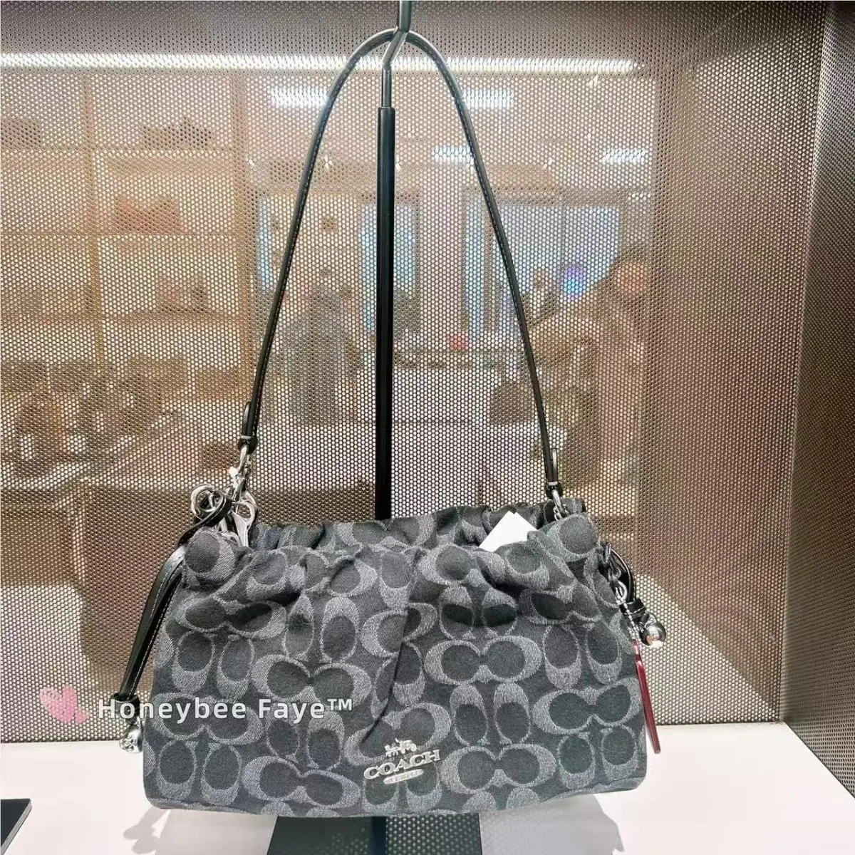 Coach Faye Shoulder Bag In Signature Denim CDB93/CDE45