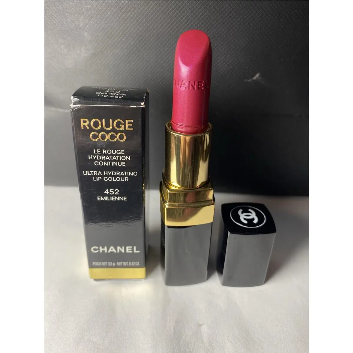 Chanel Rouge Coco Ultra Hydrating Lip Colour 452 Emilienne 0.12 oz