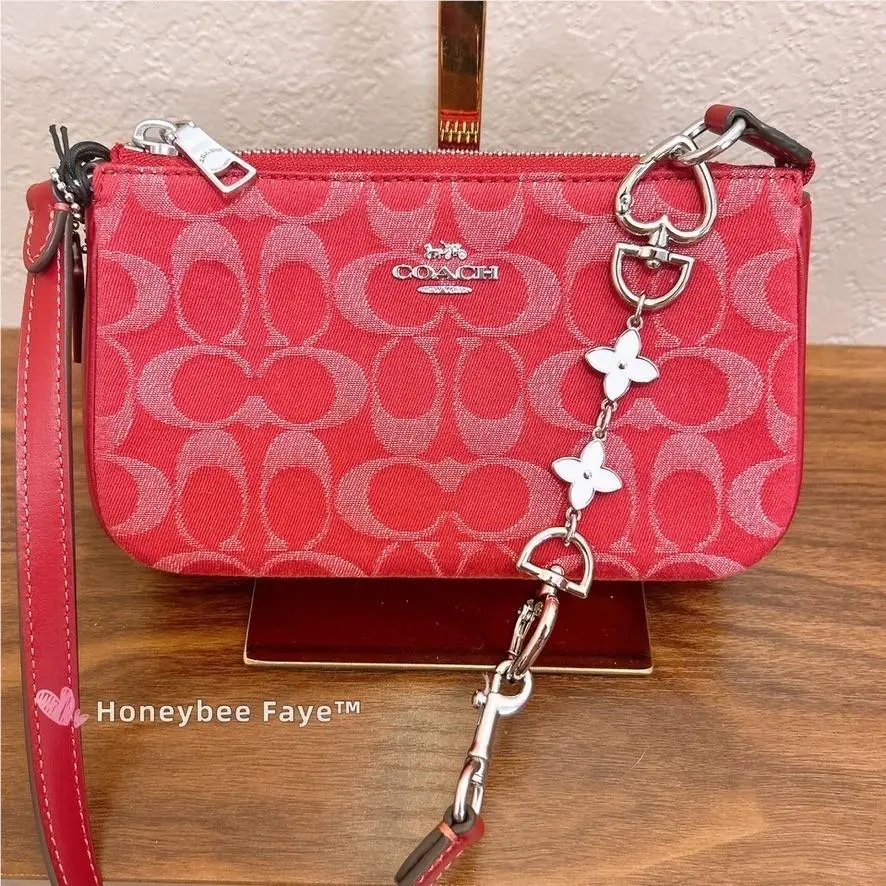 Coach CCZ48 Nolita 19 In Signature Denim Silver/true Red