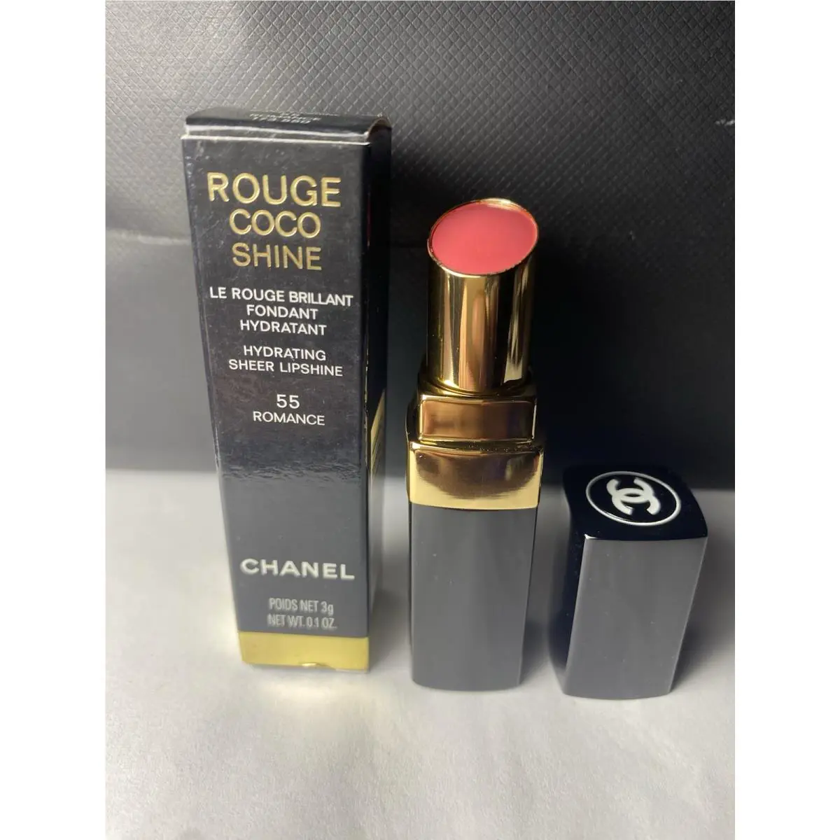 Chanel Rouge Shine Hydrating Sheer Lipshine Color: 55 Romance