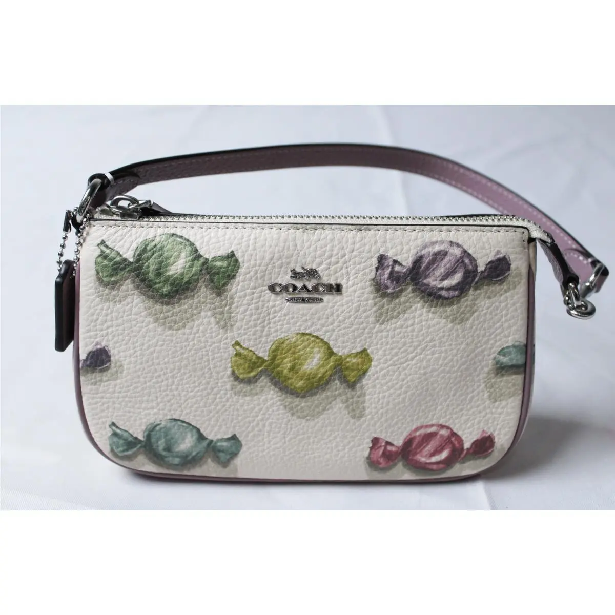 Coach CDC26 Nolita 19 with Candy Print Pebble Leather Chalk/jasmine