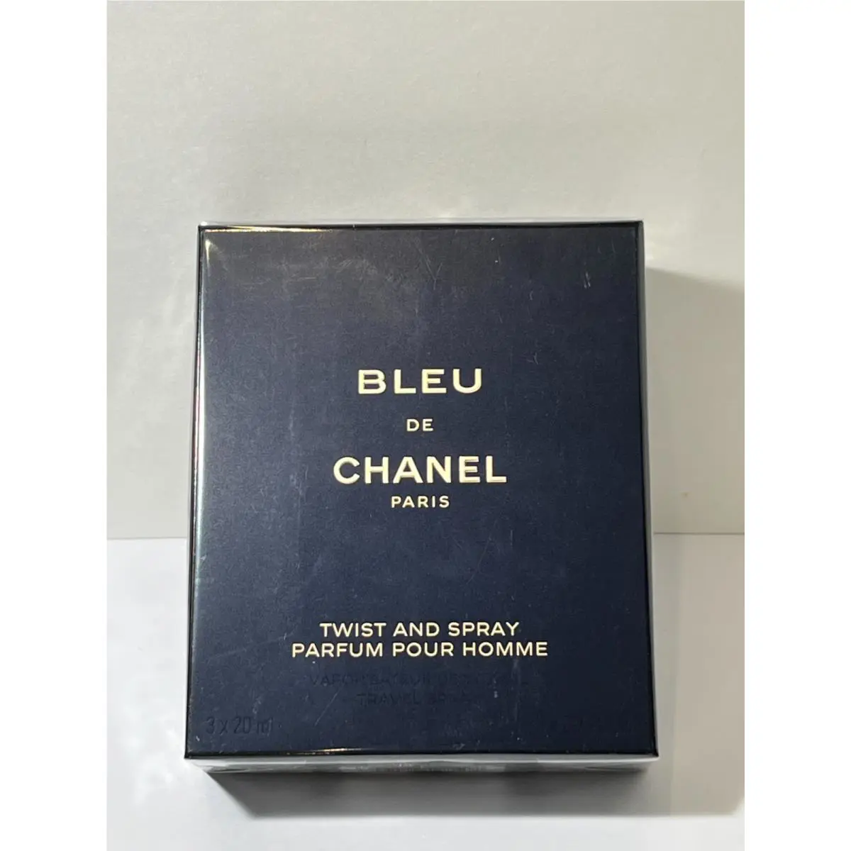 Chanel Bleu De Paris Twist and Spray Parfum Travel Spray 3 x 0.7 oz