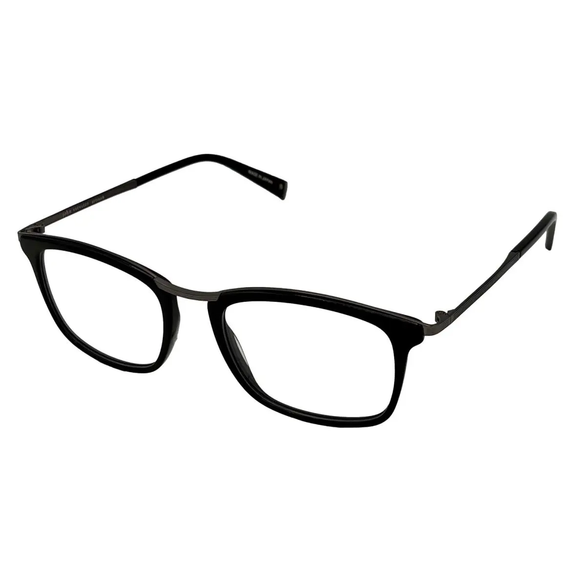 John Varvatos Eyeglasses Rectangle Mens Black Eyewear Frame V375. 53mm
