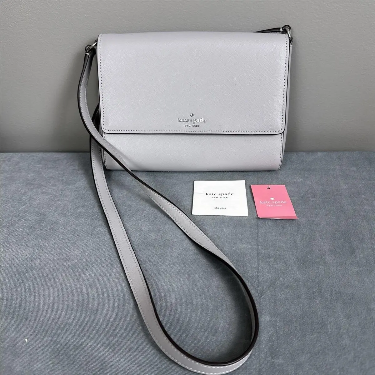 Kate Spade New York Cove Street Dody Crossbody Purse Nimbus Grey WKRU6624 New