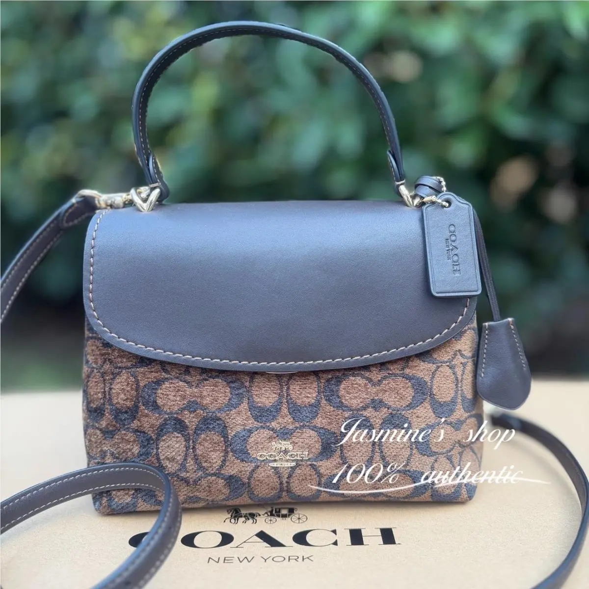 Coach Emory Top Handle Bag in Signature Chenille CDB08