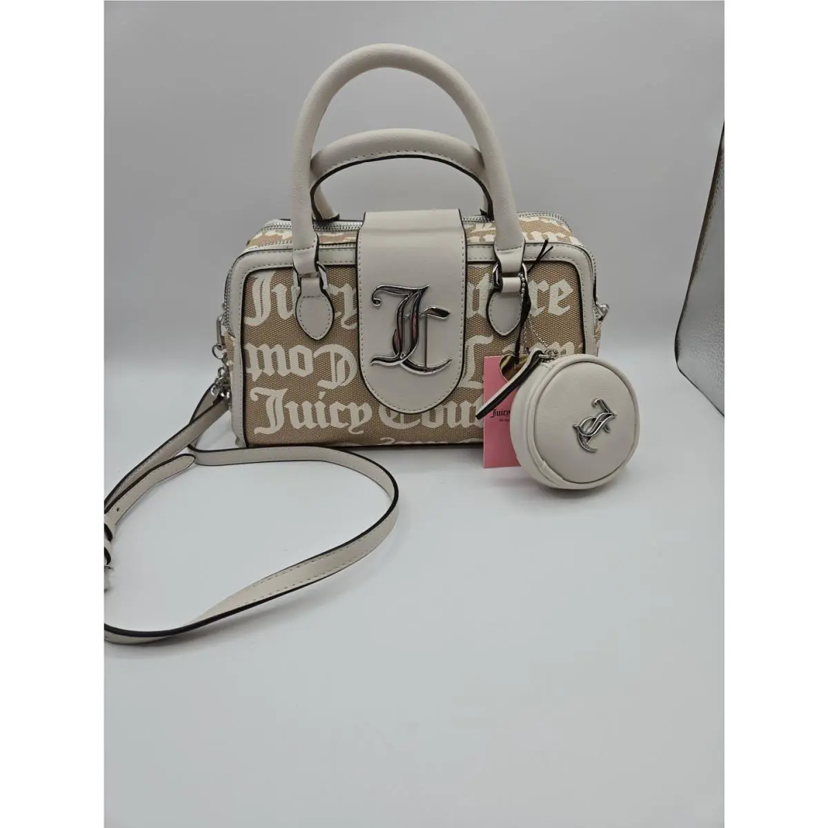Juicy Couture Womens Overstated Satchel Top-handle with Coin Purse