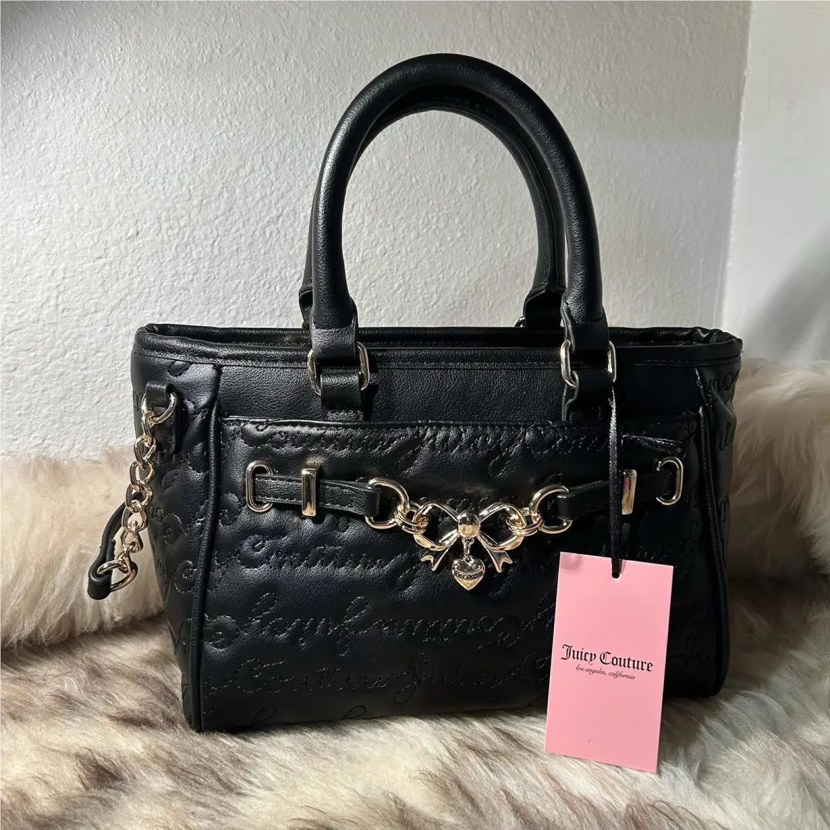 Juicy Couture Juicy Darling Satchel / Crossbody - Liquorice Black
