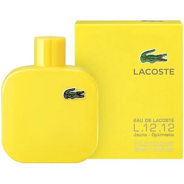 Eau DE  L.12.12 Jaune Optimistic  3.3 oz Edt Men Cologne Spray by Lacoste