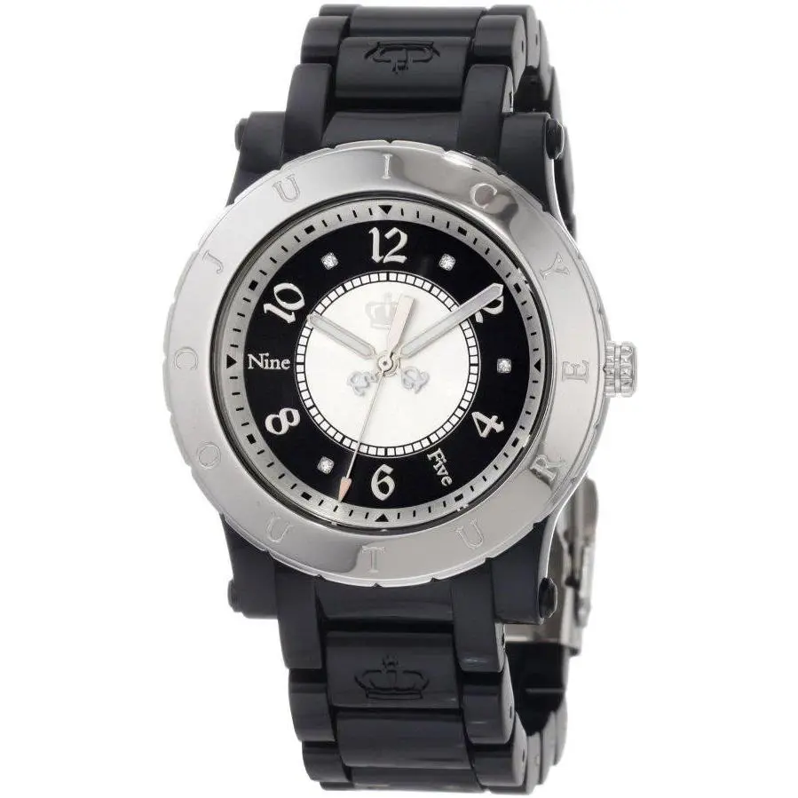 Juicy Couture Hrh Black Plastic Ladies Watch 1900845