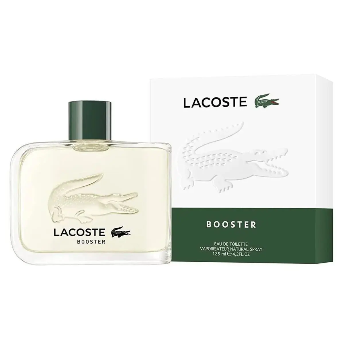 Booster Lacoste 4.2 oz / 125 ml Eau de Toilette Edt Men Cologne Spray