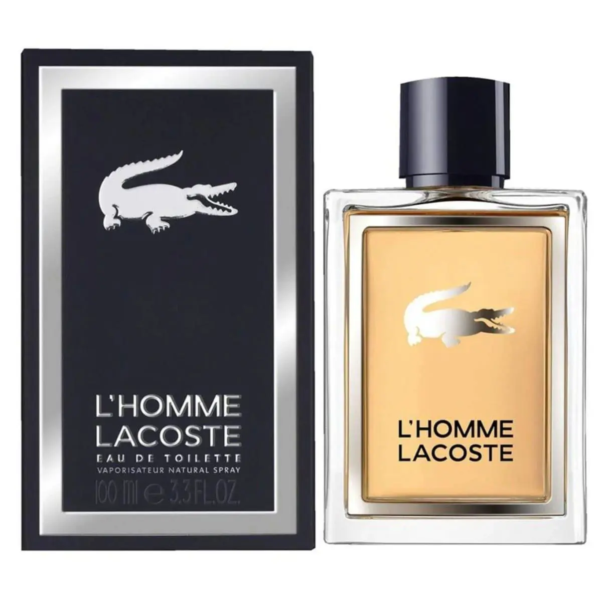 Lacoste L` Homme 3.3 oz / 100 ml Eau de Toilette Men Cologne Spray
