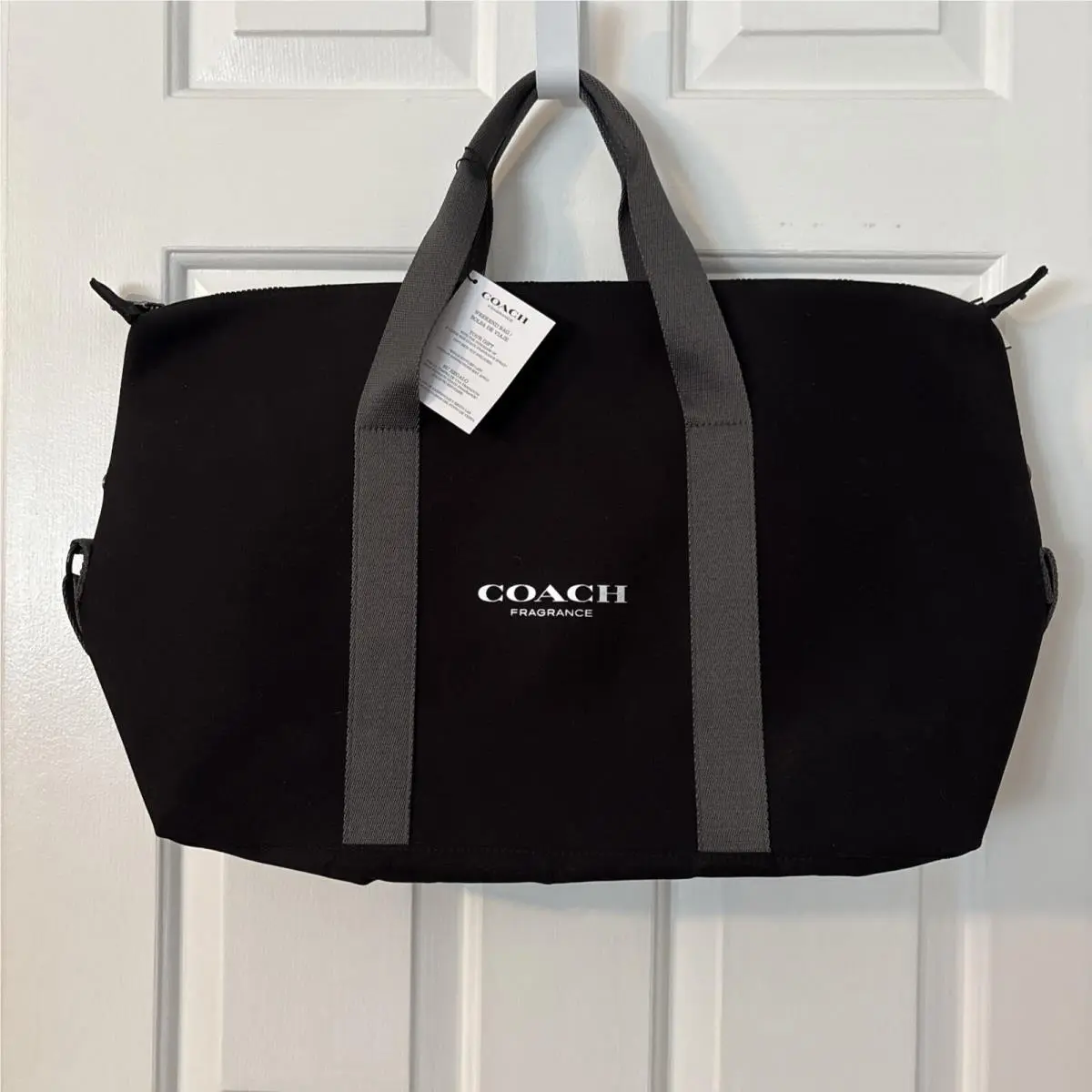 Coach Fragrance Duffle Weekend Travel Tote Bag Men Women Large Convertible