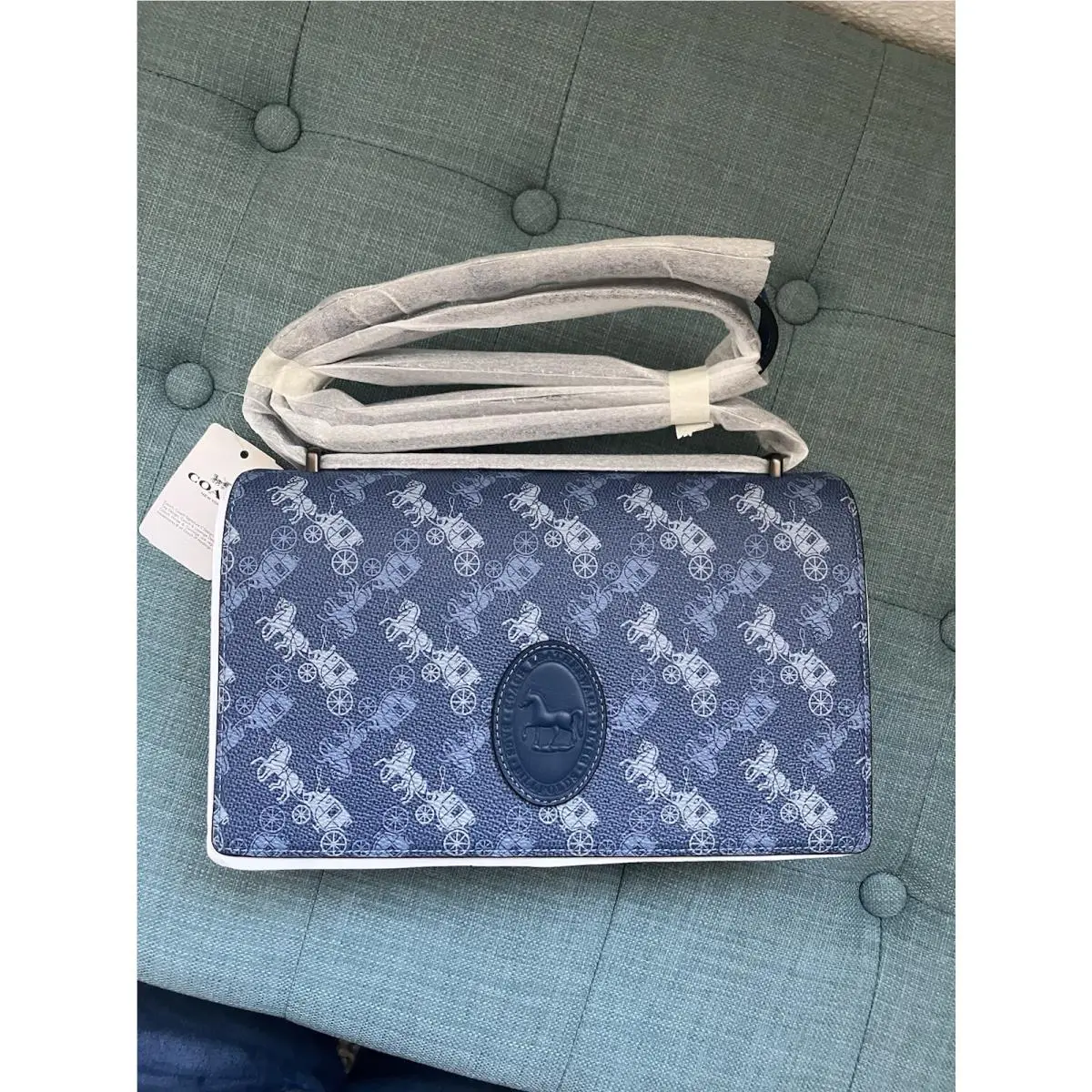 Coach 88343 Camille Cross Body with Horse Carriage Archive Patch