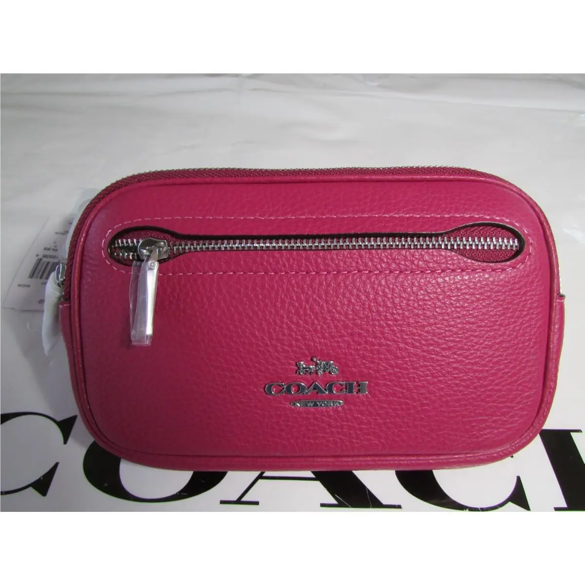 Coach Pebble Leather Mini Belt Bag CL479 Bright Violet
