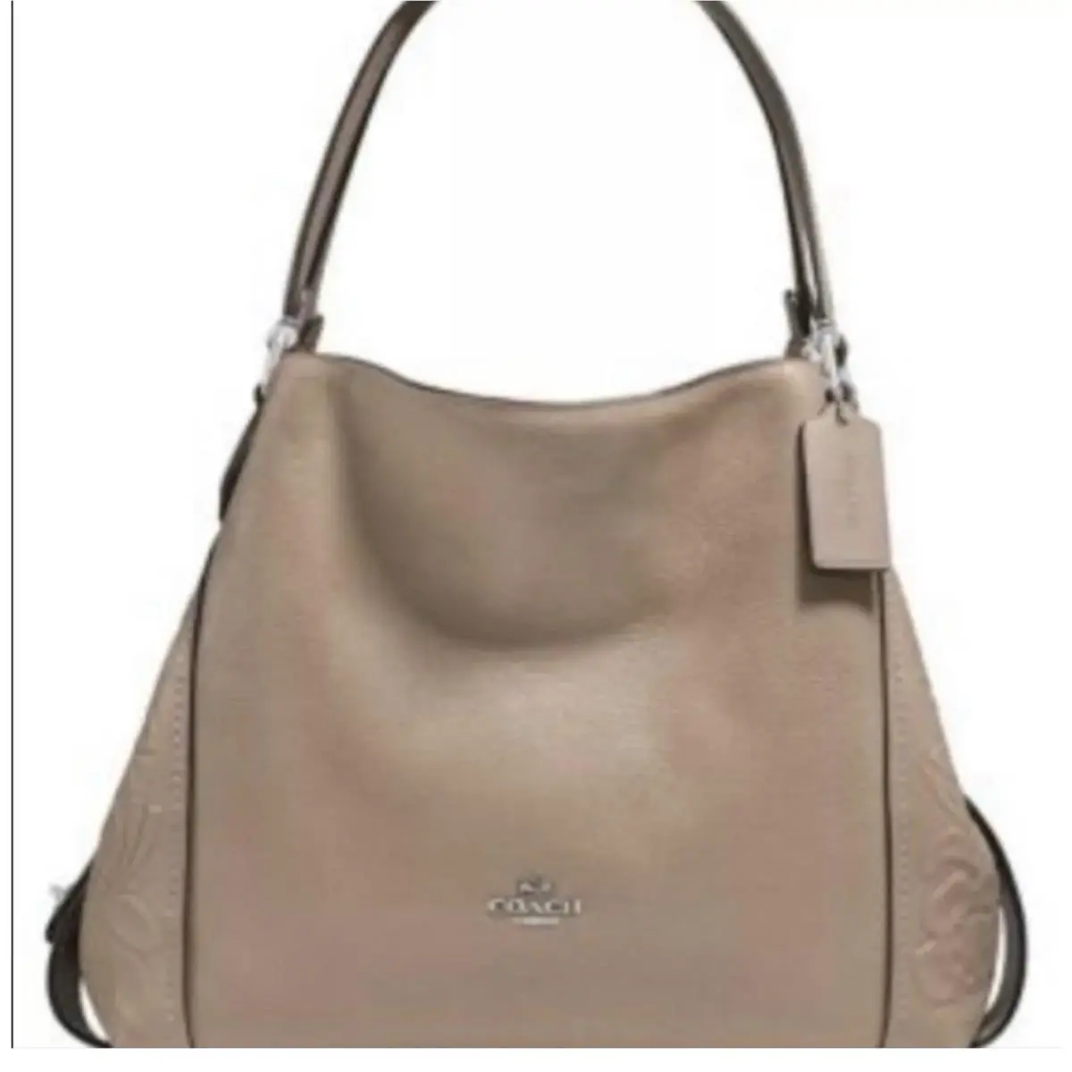 Coach 12034 Edie Bag Glove-tanned Tea Rose Stone