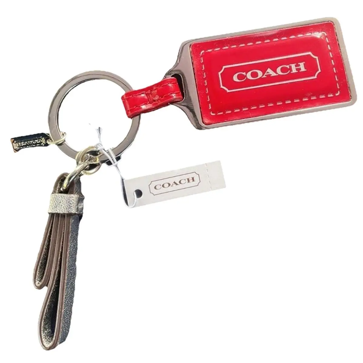 Coach Logo Keychain Bag Charm