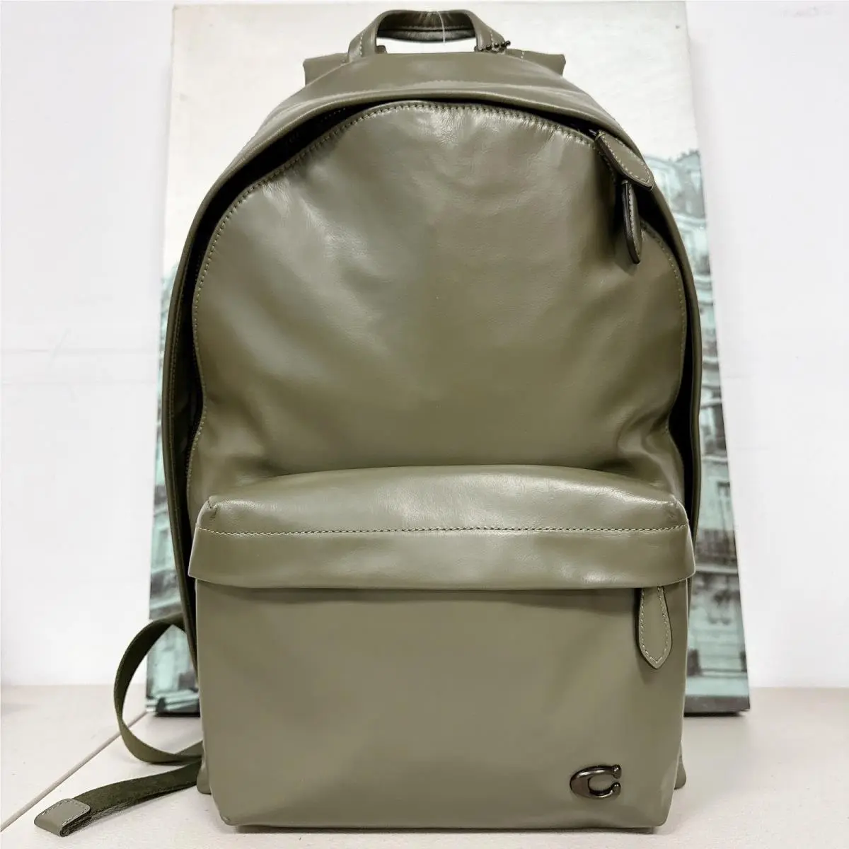Coach CR757 Hall Men Backpack Green