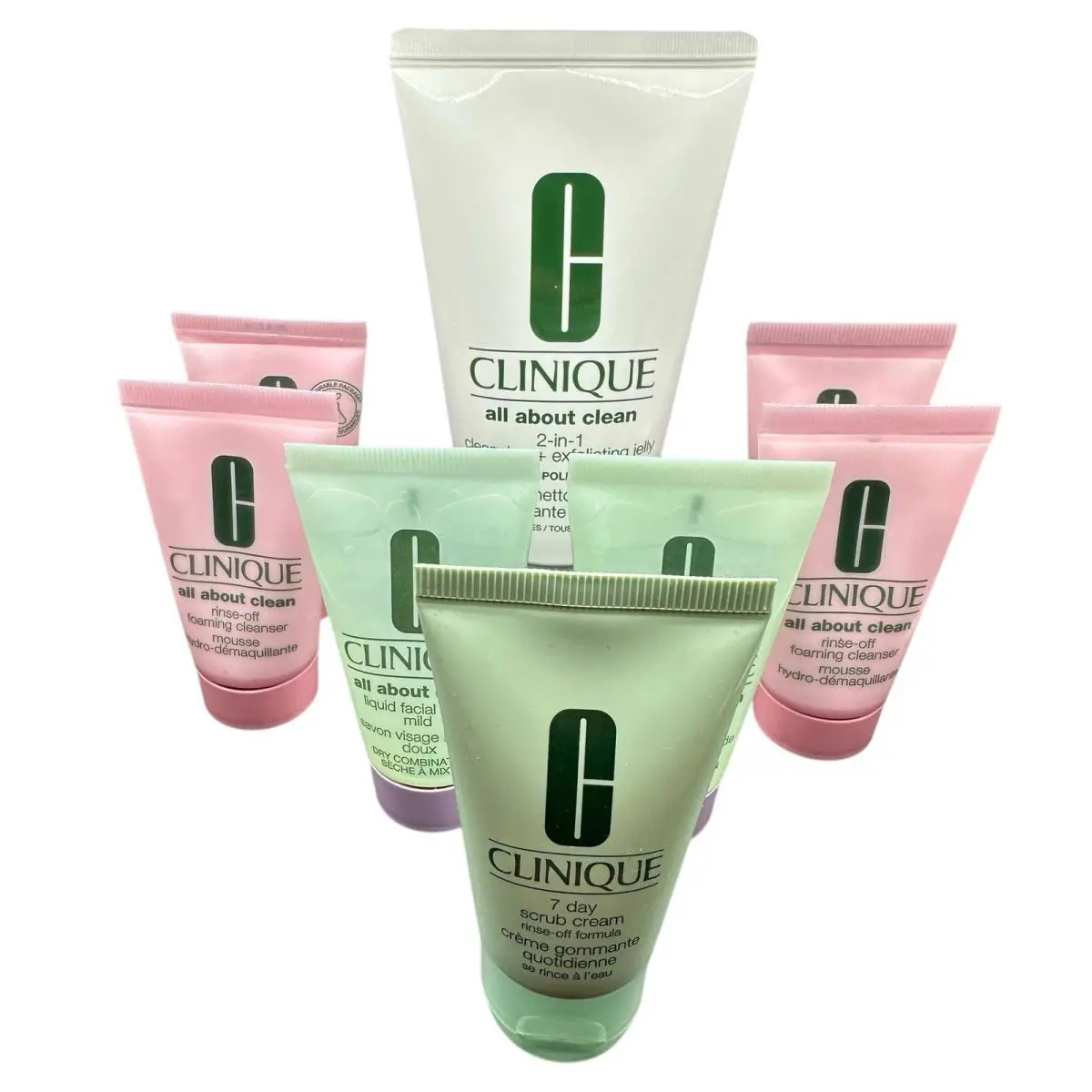 Clinique All About Clean 2-in-1 Cleansing Exfoliating Jelly 5oz/150ml Lot