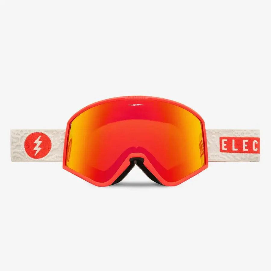 Electric EK1 Ski Snowboard Goggles – Flood Red Frame / Red Chrome Lens