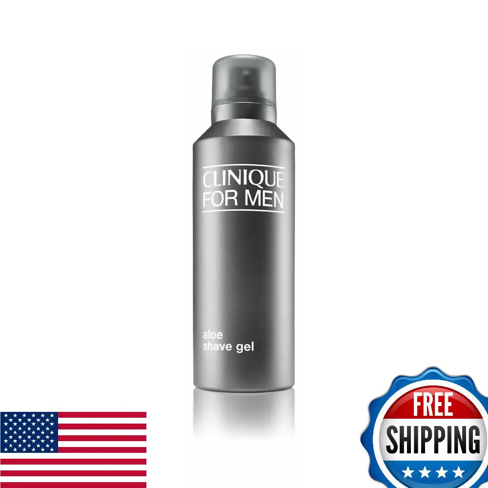 Clinique For Men Aloe Shaving Gel - All Skin Types Oil-free Soothes Softens