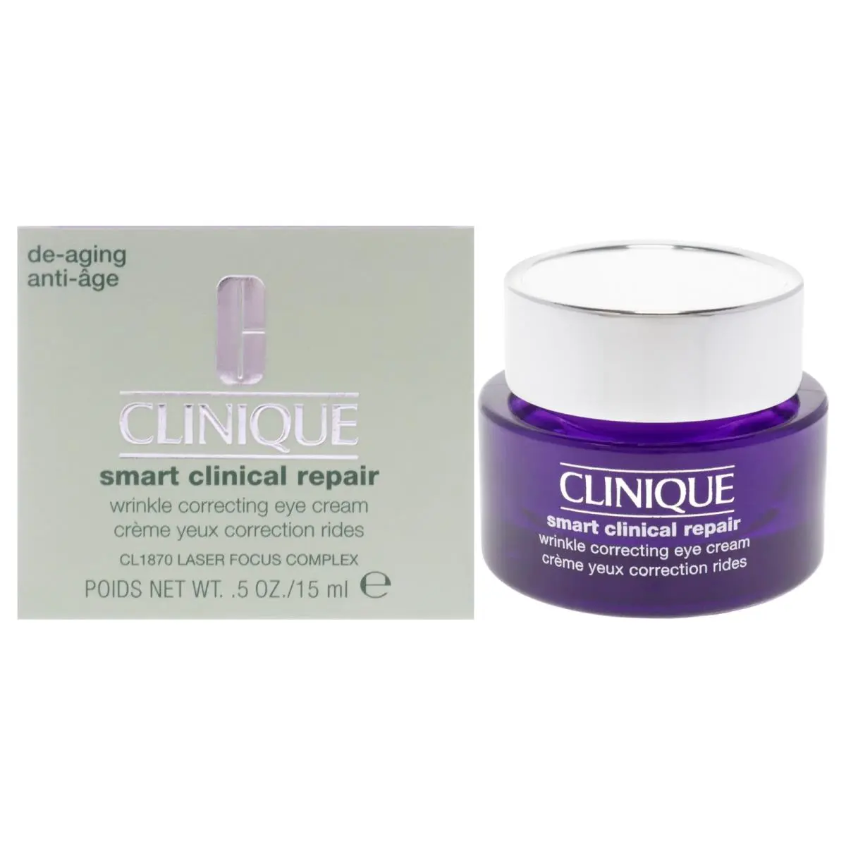 Smart Clinical Repair Wrinkle Correcting Eye Cream by Clinique For Women- 0.5 oz