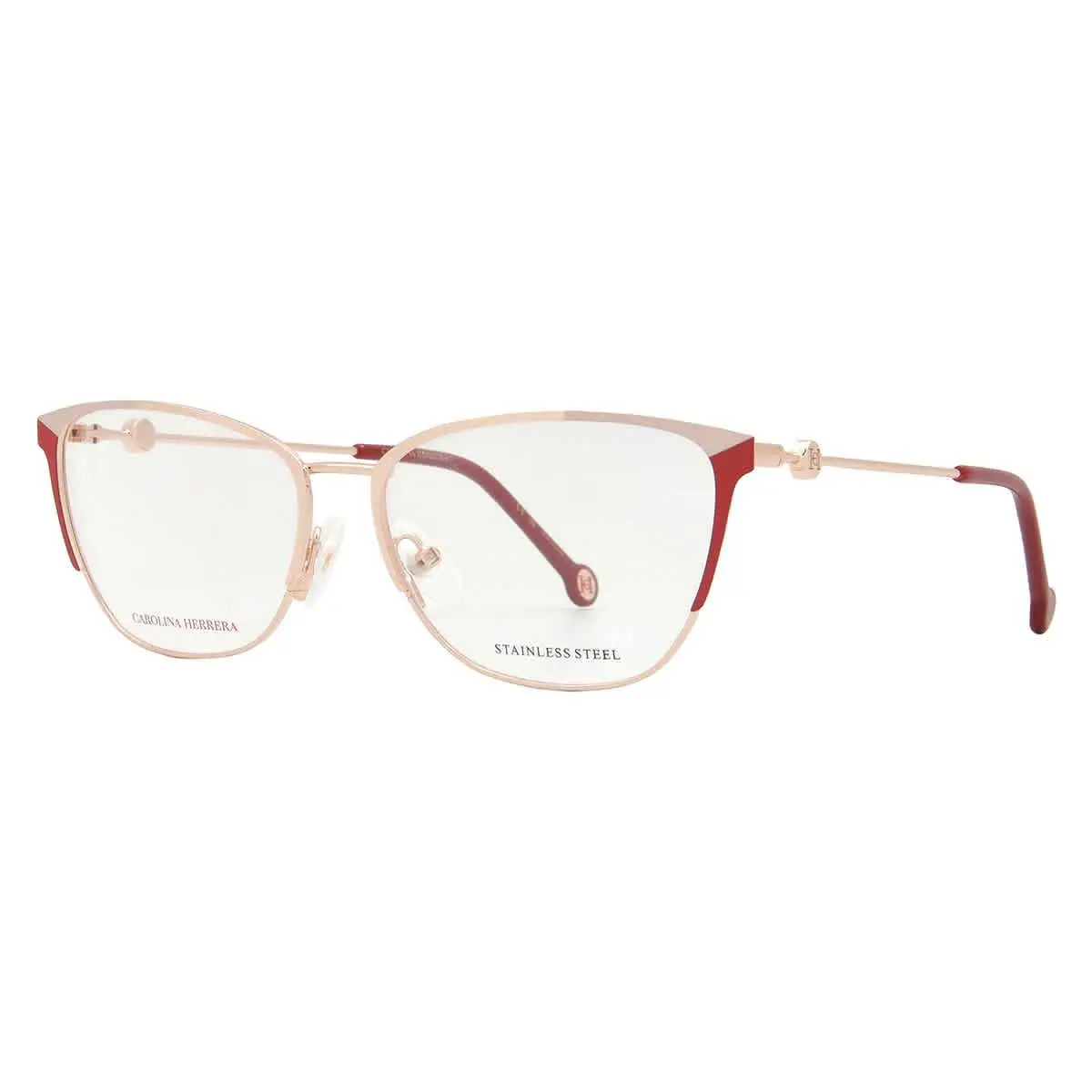 Carolina Herrera Demo Cat Eye Ladies Eyeglasses Her 0116 0588 57 Her 0116 0588