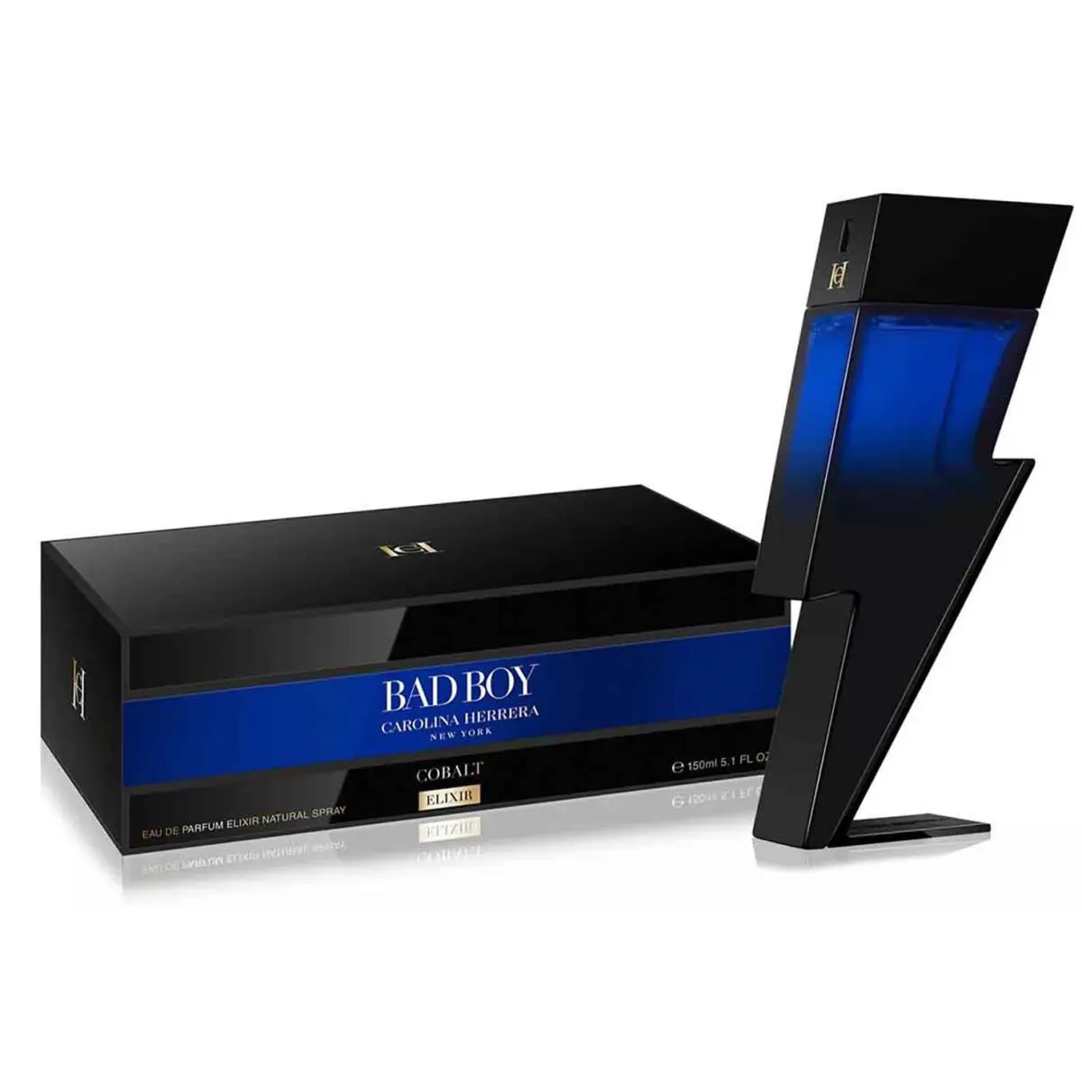 Carolina Herrera Bad Boy Cobalt Elixir For Men Cologne 5.1 oz 150 ml Edp Spray