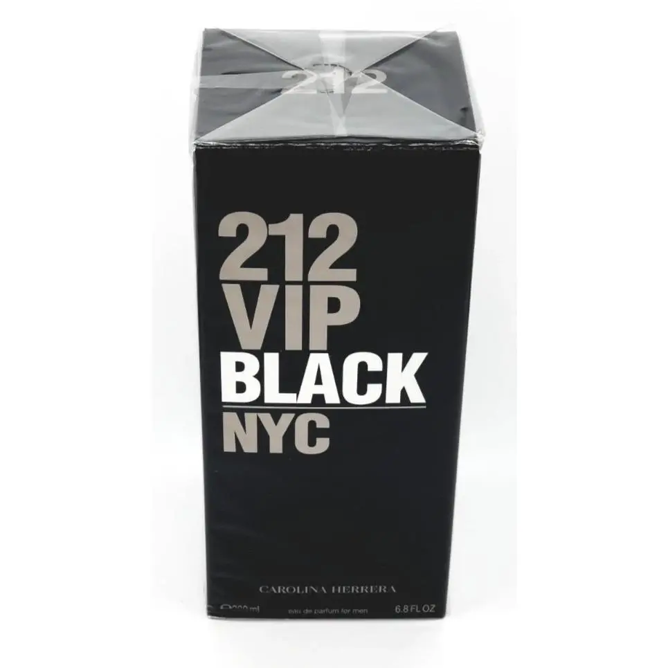 212 Vip Black BY Carolina HERRERA-SPRAY-EDP-6.8 OZ-200ML-AUTHENTIC-MADE IN Spa