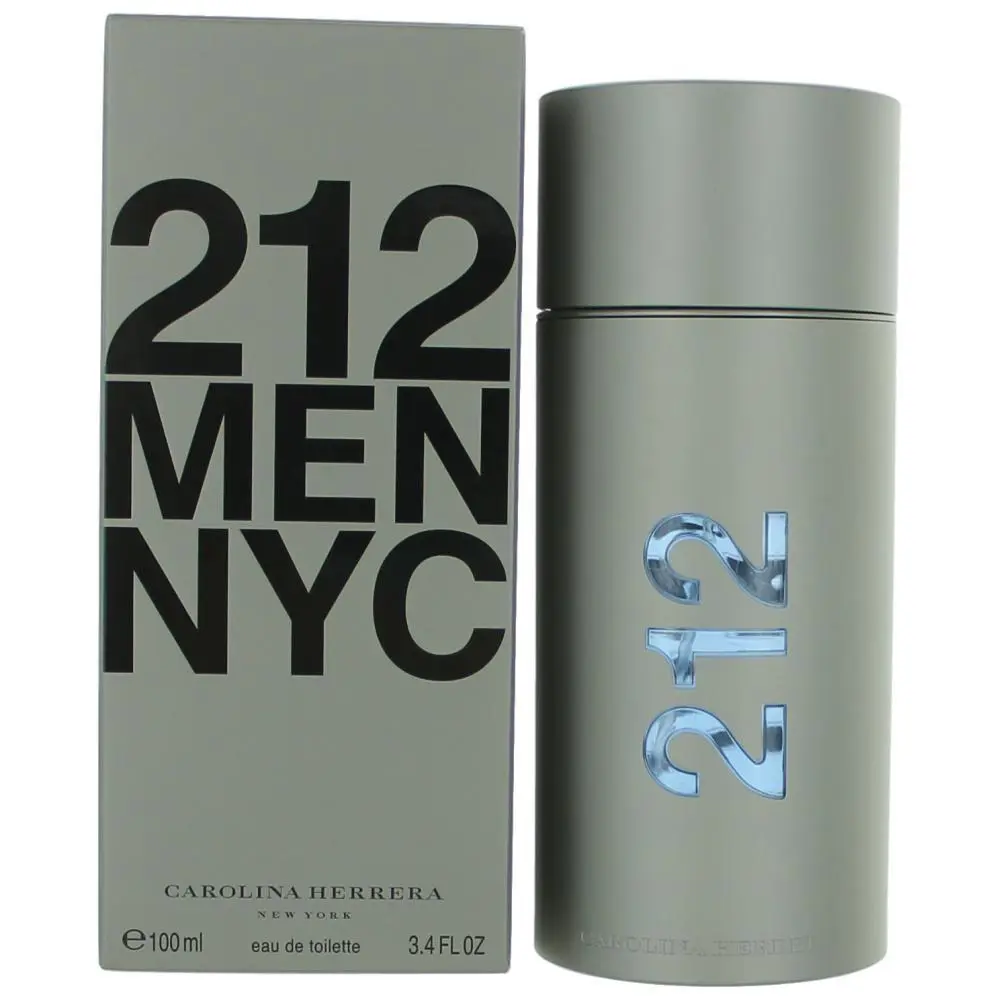 212 by Carolina Herrera 3.4 oz Edt Spray For Men