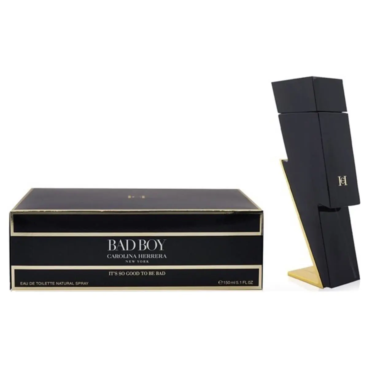 Carolina Herrera Bad Boy For Men Cologne 5.1 oz 150 ml Edt Spray