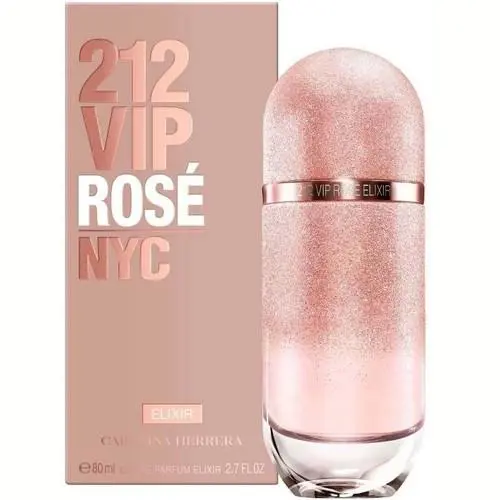 212 Vip Rose Elixir by Carolina Herrera For Women Eau de Parfum Spray 2.7 oz