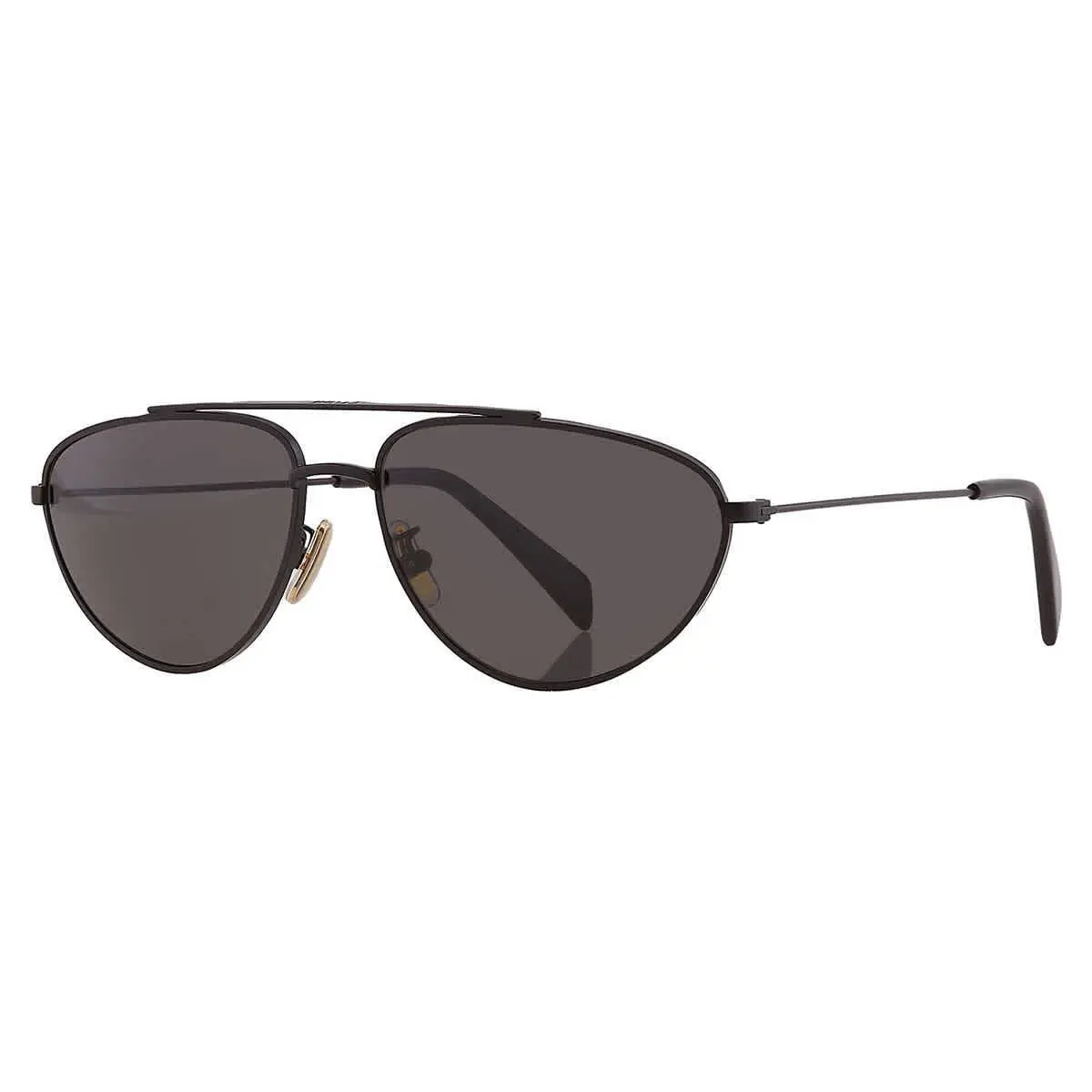 Celine Smoke Pilot Unisex Sunglasses CL40077U 02A 59 CL40077U 02A 59