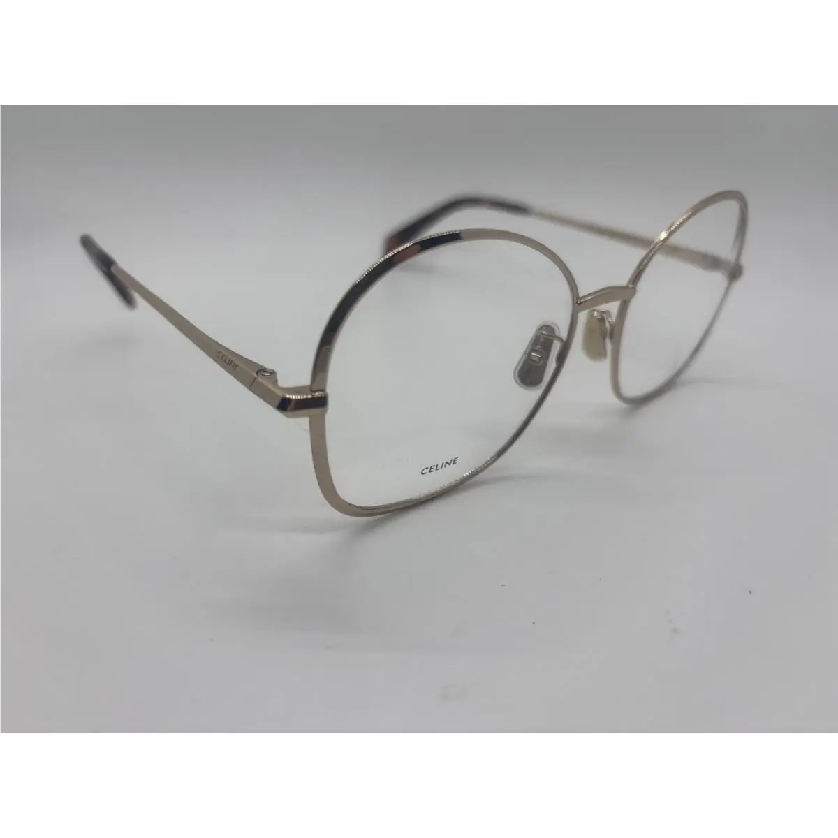 Celine CL50152 028 Gold Round Eyeglasses 56-17-140mm Comes W/full Set