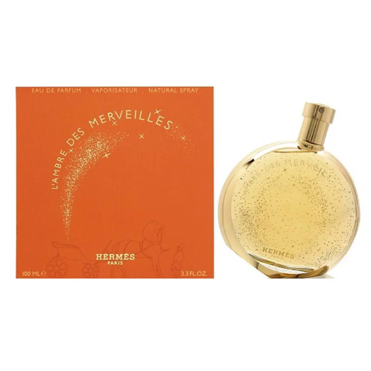 L`ambre Des Merveilles Hermes 3.3 oz / 100 ml Eau De Parfum Women Perfume