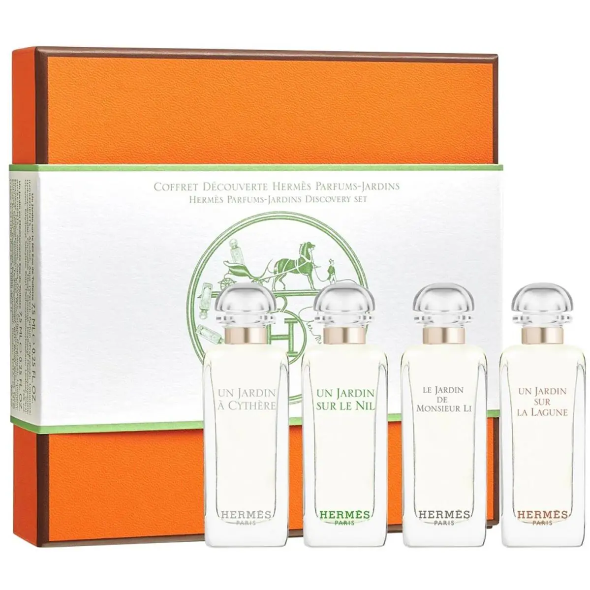 Hermes Variety Mini Gift Set For Women Perfume - 4 Piece Jardins Discovery Set