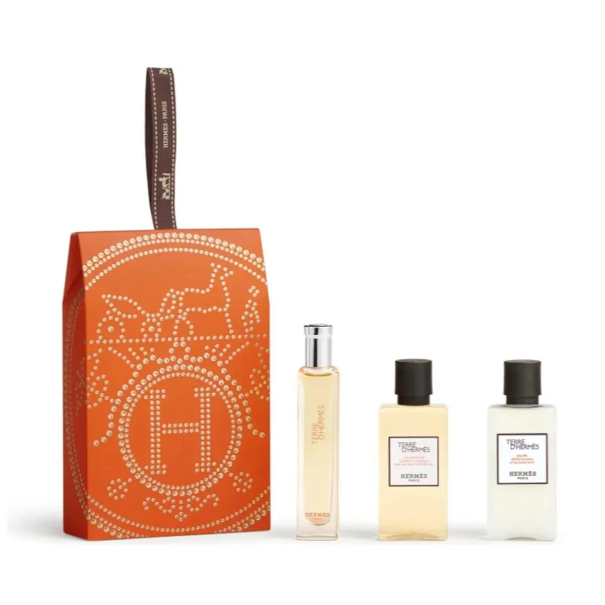 Hermes Terre D` Hermes For Men Cologne 3 Pcs Travel Size Gift Set