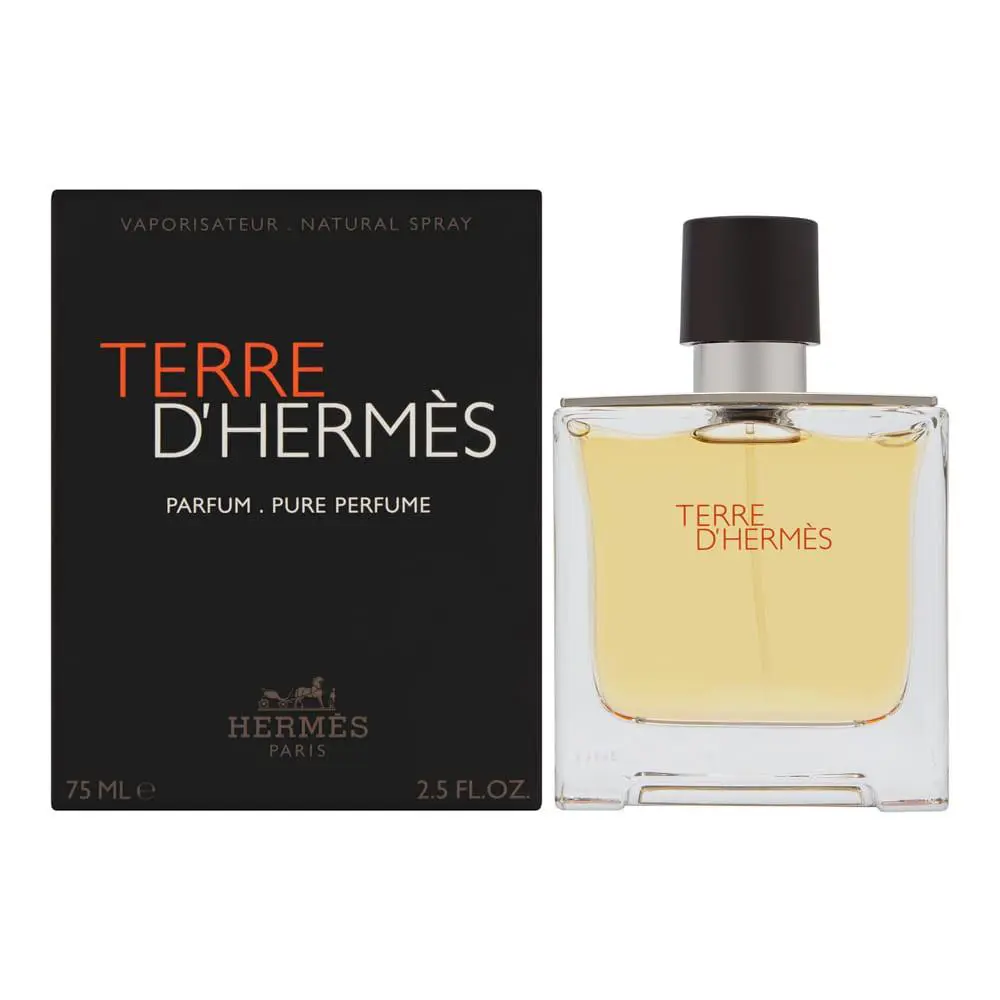 Terre D`hermes by Hermes For Men 2.5 oz Parfum Pure Perfume Spray