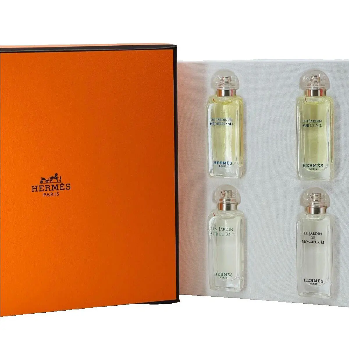 Hermes La Collection Des Parfums Jardins 4 Piece Set
