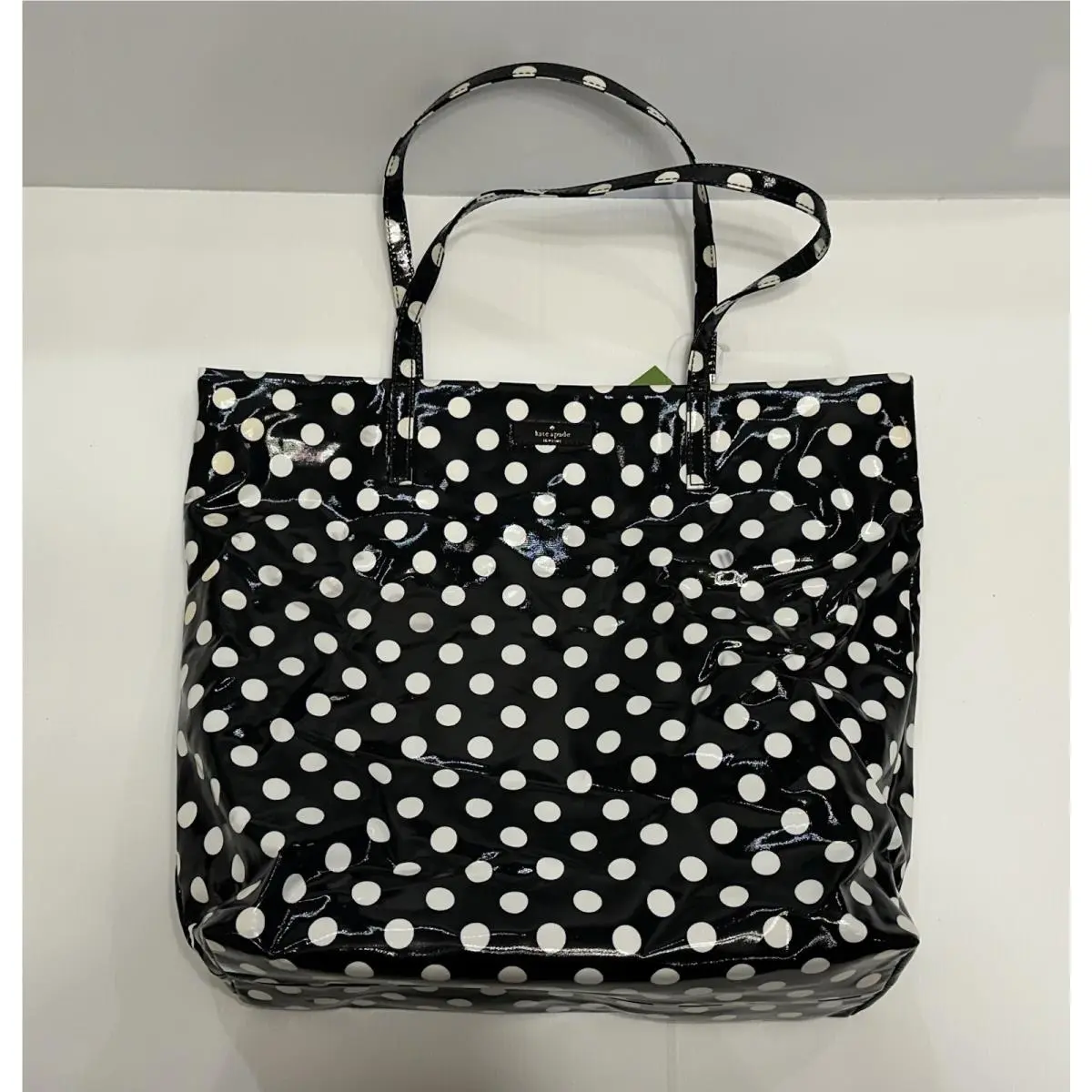 Kate Spade New York Bon Shopper Tote Polka Dot Black/ Cream Dot WKRU4540