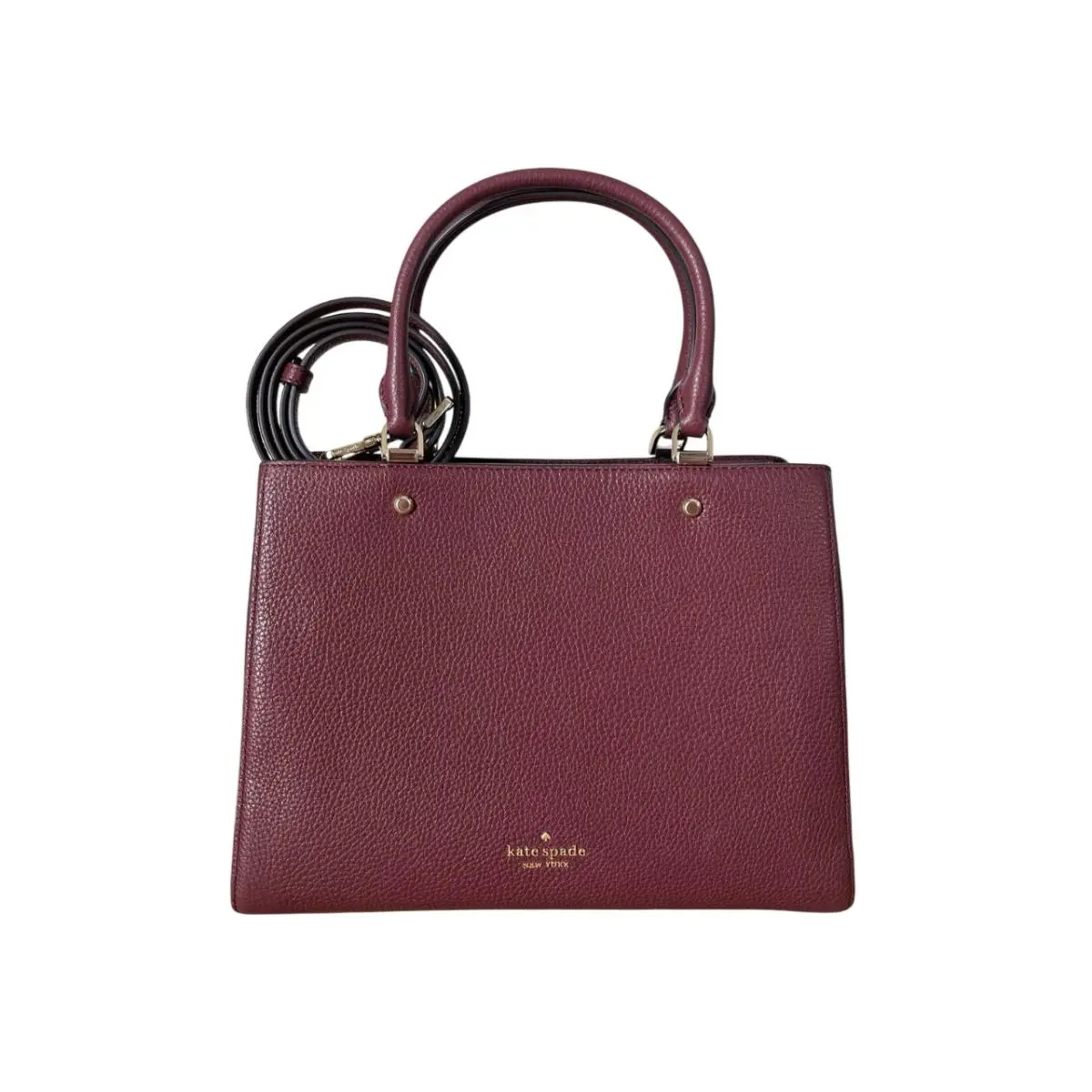 Kate Spade Leila Triple Compartment Satchel Cherrywood WKR00335-961