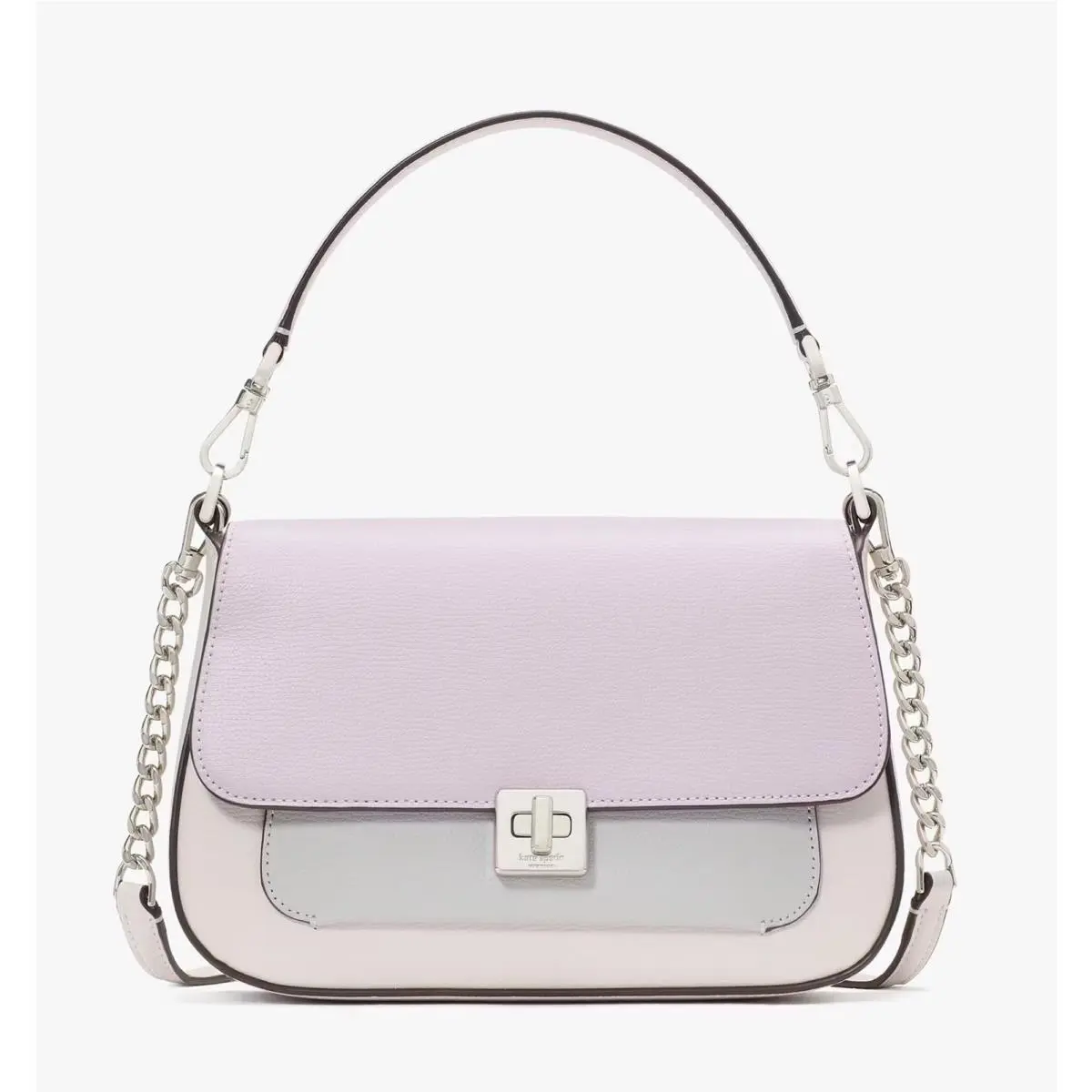 Kate Spade Phoebe Colorblock Small Flapcrossbody Violet Mist Multi KG748