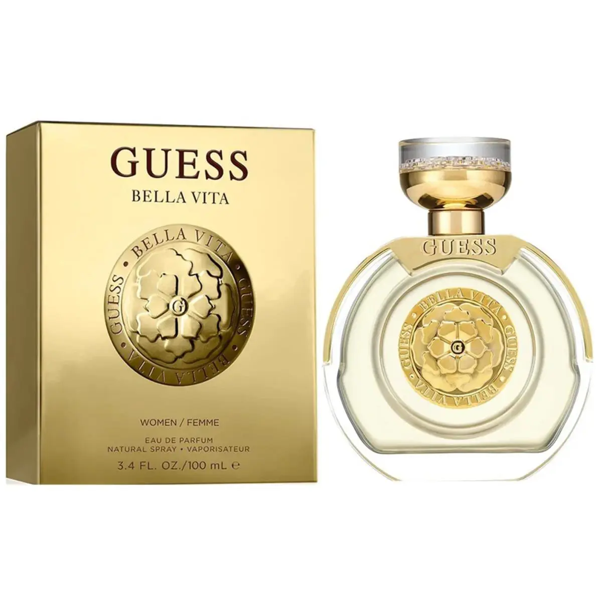 Bella Vita Guess 3.4 oz / 100 ml Eau De Parfum Edp Women Perfume Spray